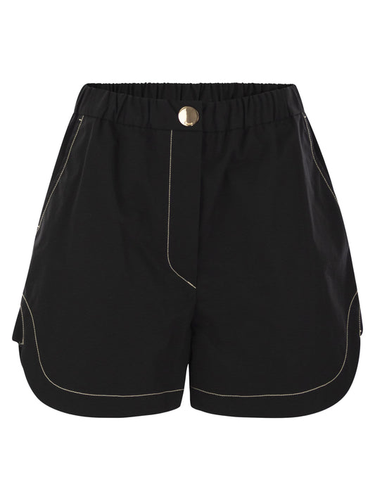 Sportmax SportMax Lacrima Cotton Shorts - Image 1