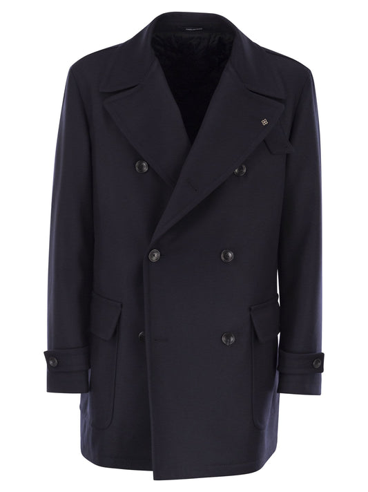 Tagliatore Tagliatore Lawrence ダブルブレスト コート バージンウール - Image 1