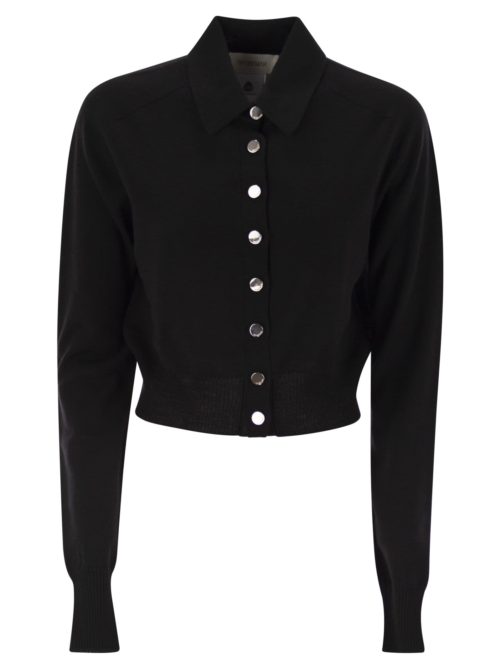 Sportmax SportMax Perseoウールカーディガン - Image 1