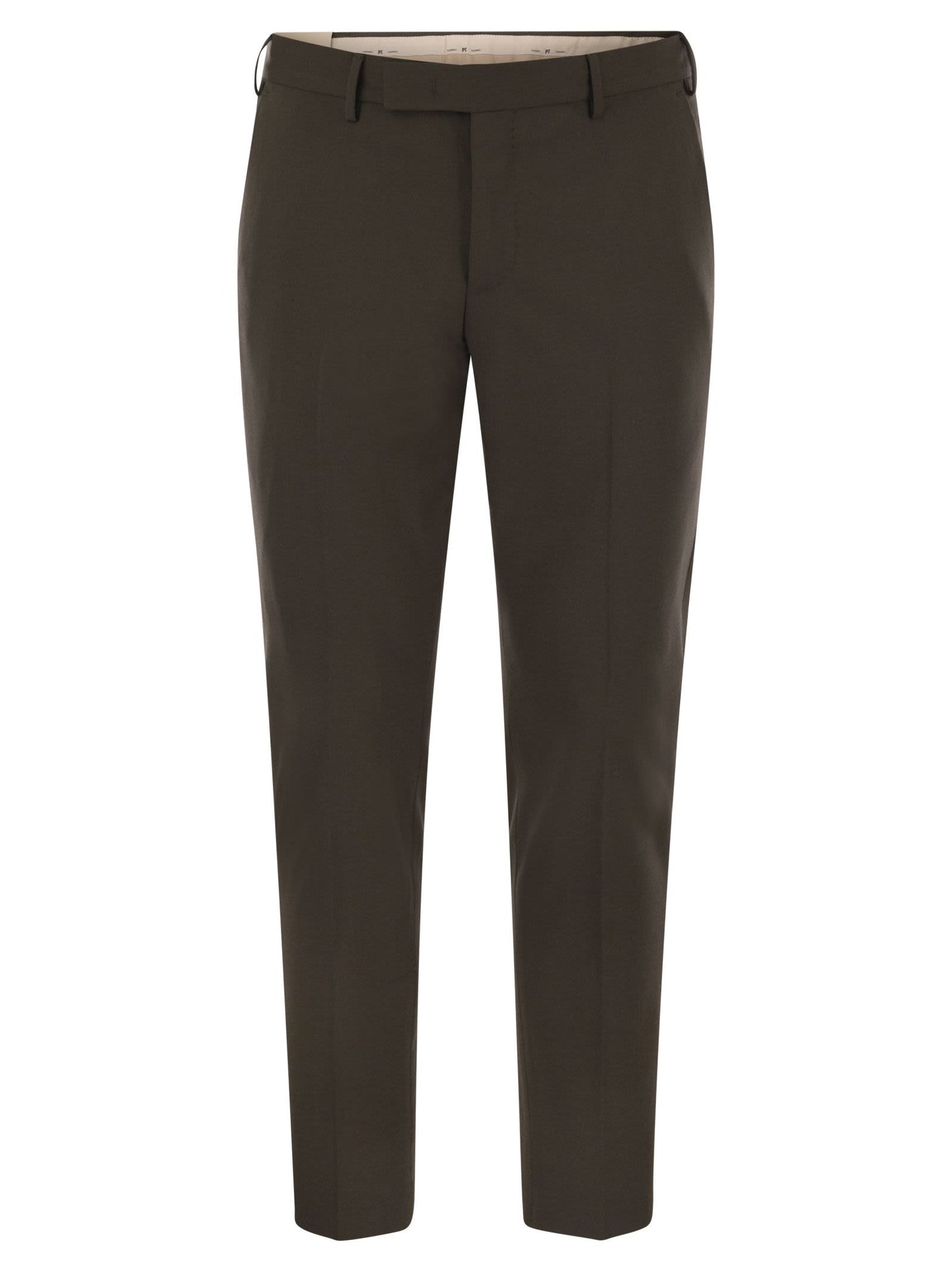 Pt Pt Torino Dieci Stretch Virgin Wool Trousers - Image 1