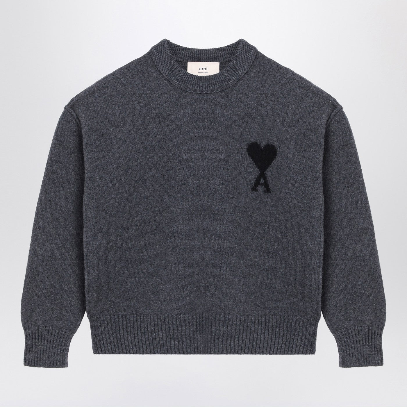 Ami Ami Paris Dark Gray Ami De Coeurセーター - Image 1