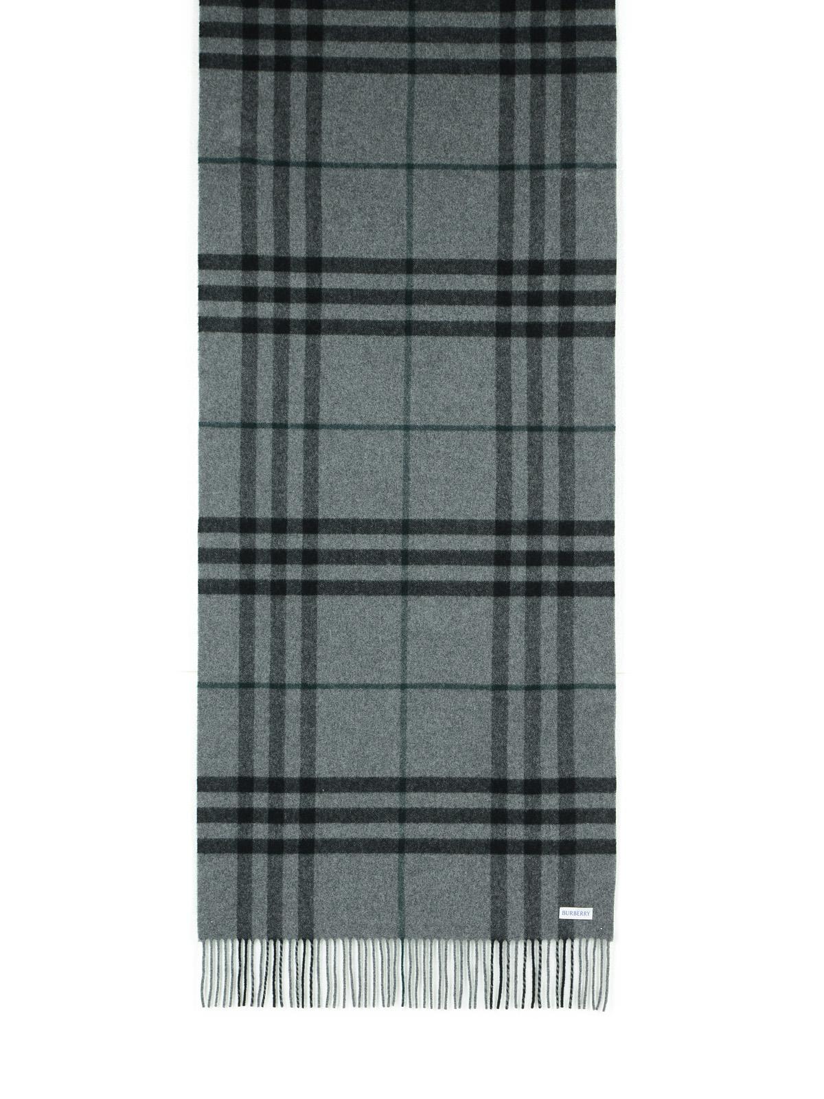 Burberry バーバリーグレーカシミアスカーフ - Image 1