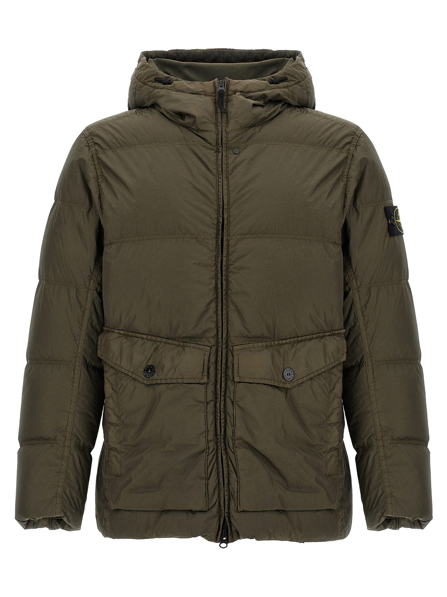 Stone Stone Island 'Crinkle Reps Ny' パッド入りパーカー - Image 1