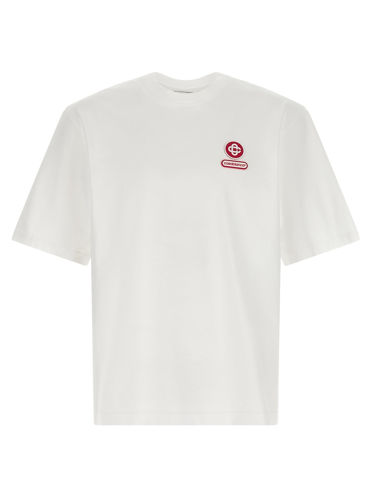 Casablanca カサブランカロゴパッチTシャツ - Image 1