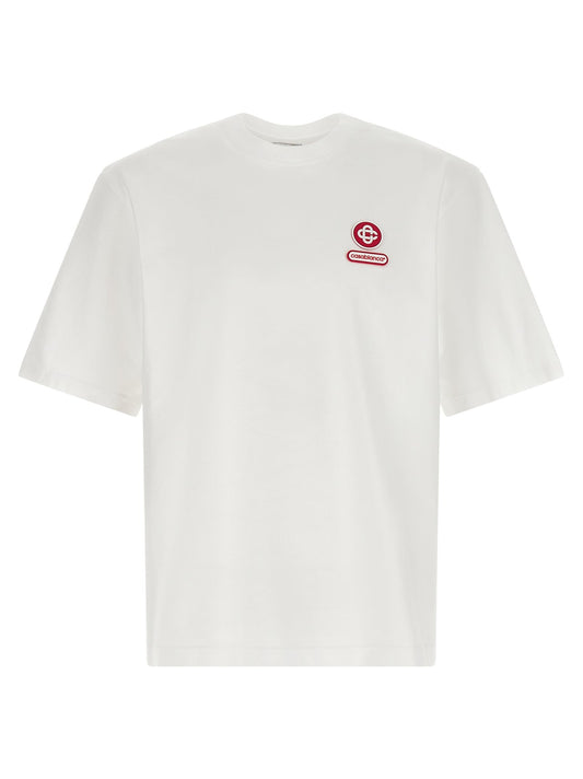 Casablanca カサブランカロゴパッチTシャツ - Image 1