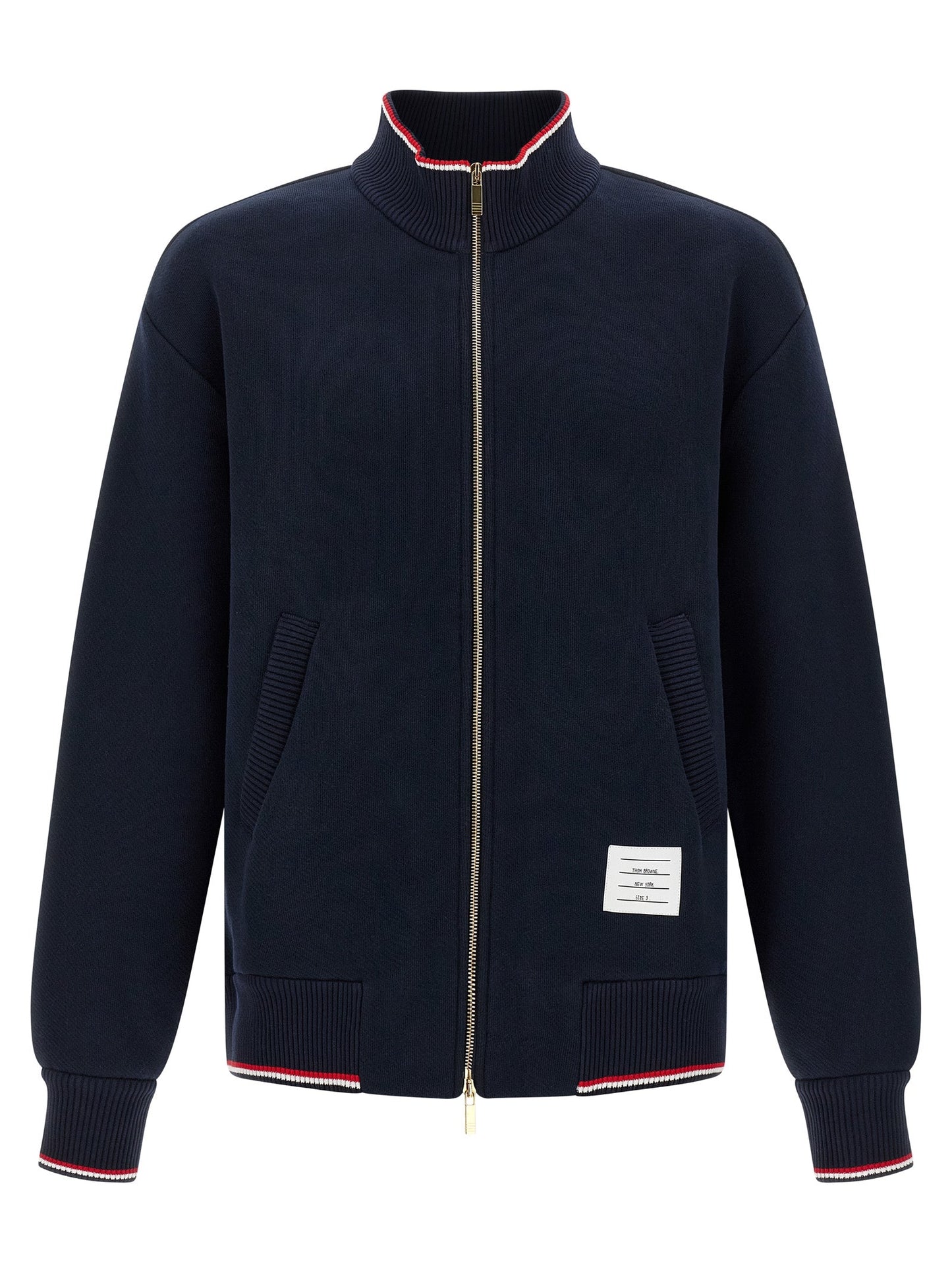 Thom Thom Browne RWBパイピングスウェットシャツ - Image 1
