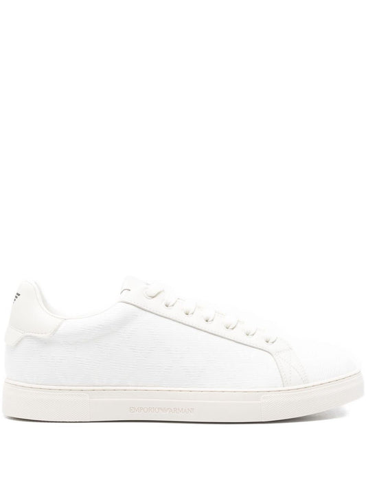 Emporio Emporio Armani Exclusive Allover Logo Sneakers - Image 1