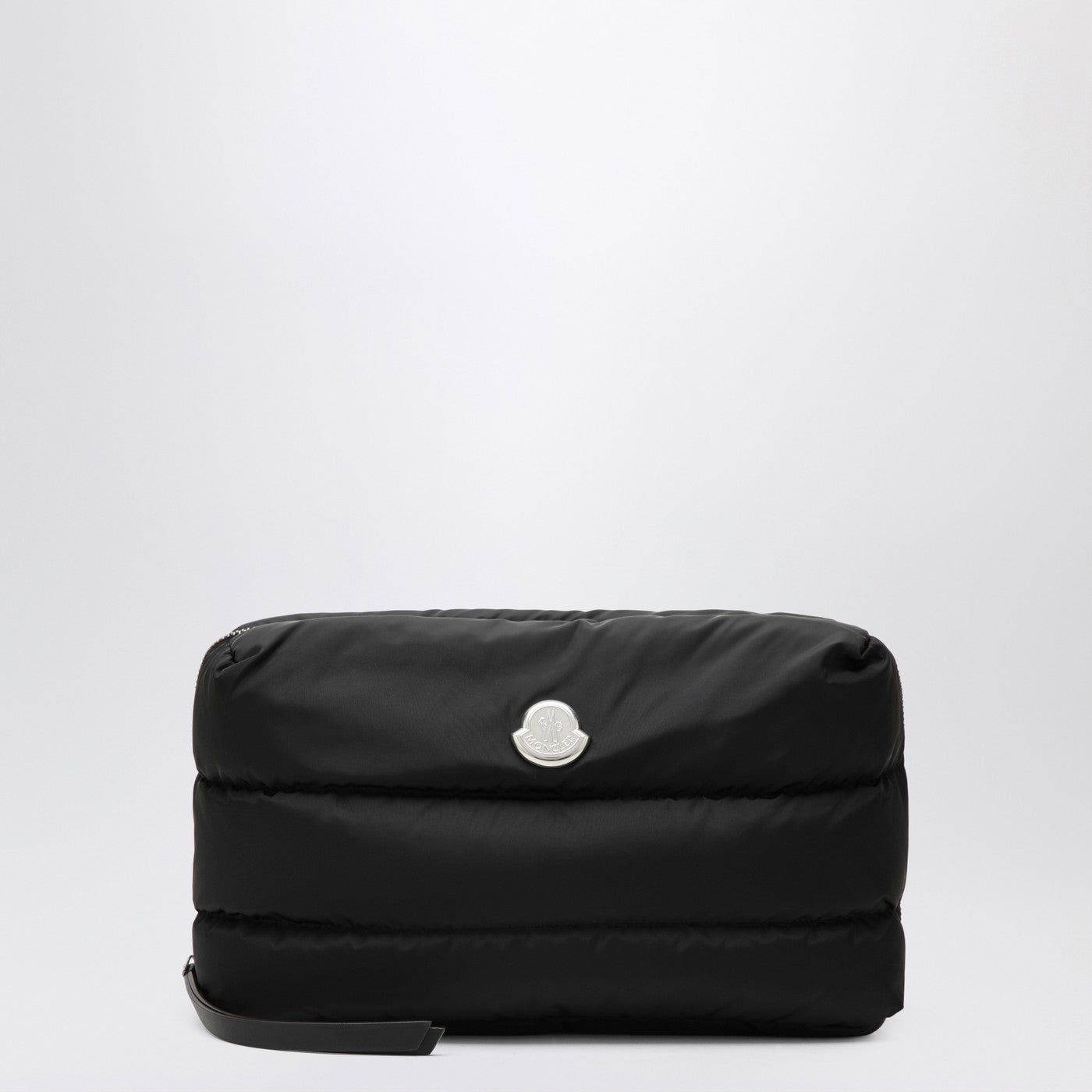Moncler キルティングブラックナイロンのモンクラーキャラドックビューティーケース - Image 1
