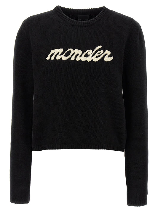 Moncler モンクラーシェニールロゴセーター - Image 1