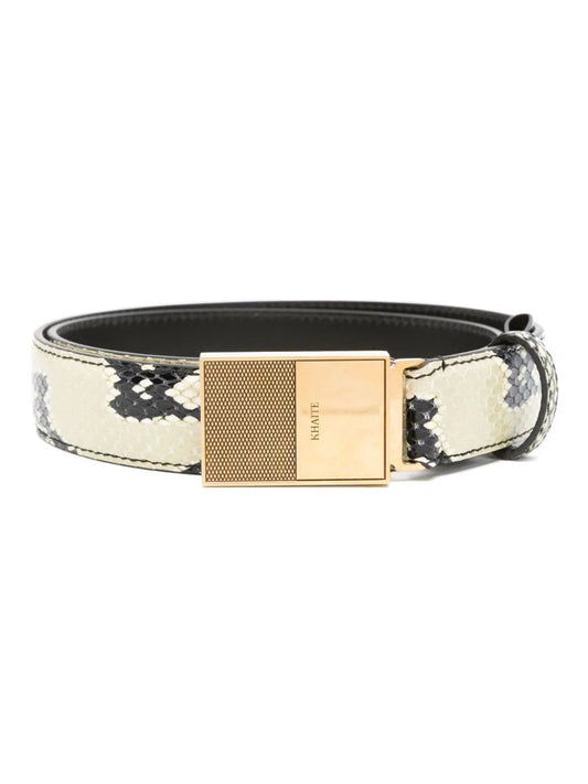 Khaite Khaite Snakeskin Effectベルト - Image 1