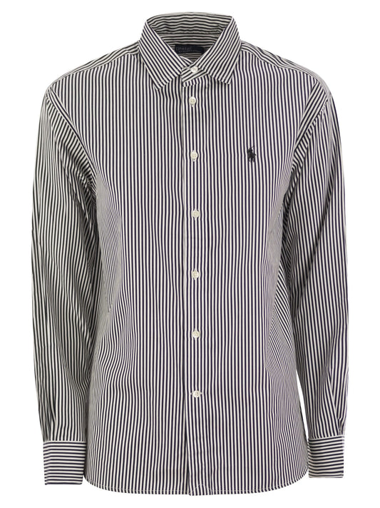 Polo ポロラルフローレンリラックスフィットストライプコットンシャツ - Image 1