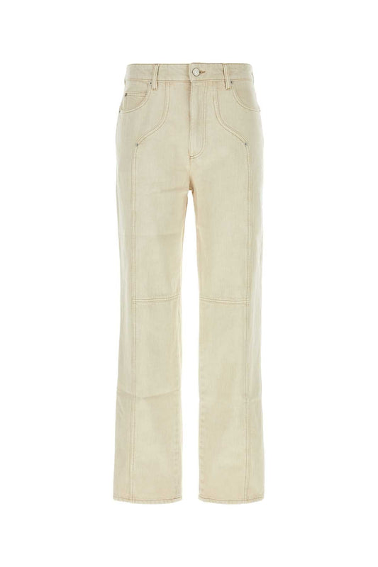 Isabel Isabel Marant Ivory Cotton Javi Pant - Image 1