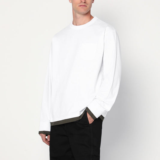 Sacai Sacai White Cotton Shirt - Image 1