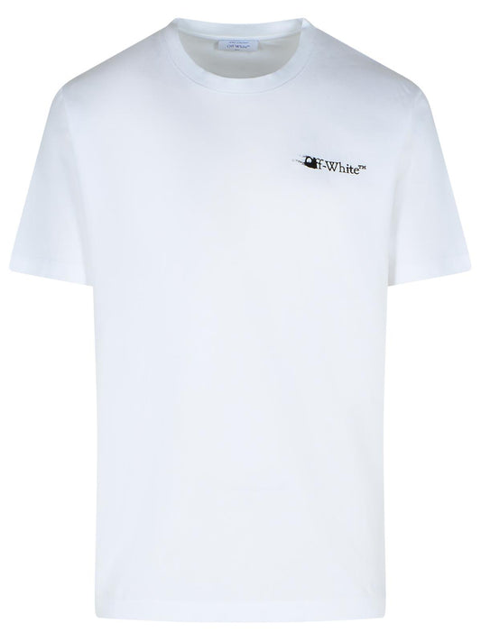 Off Off White 'Ink Arrow' White Cotton T Shirt - Image 1