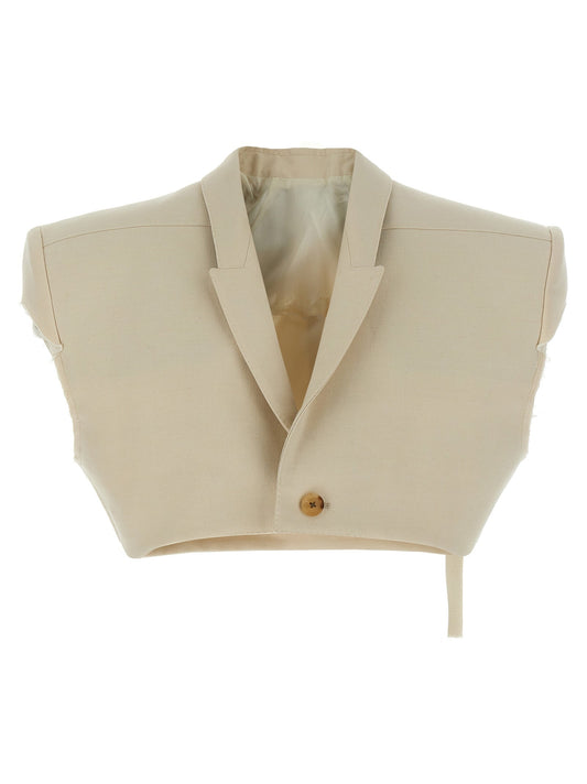 Rick リックオーウェンズのマイクロタトリン 'ベスト - Image 1