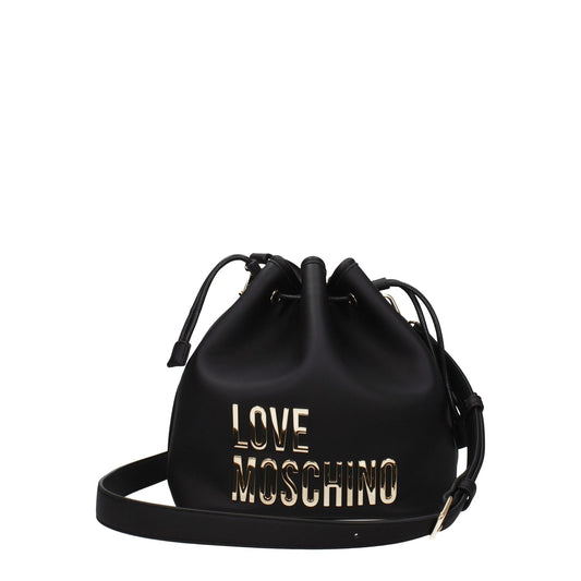 Moschino モスキーノのショルダーバッグが大好きな女性ポリウレタンブラック - Image 1