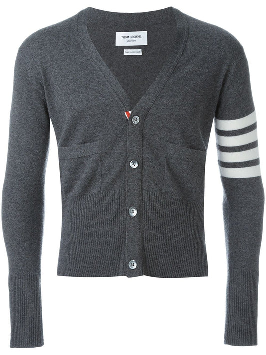 Thom Thom Browne 4 Bar Cashmere Cardigan - Image 1