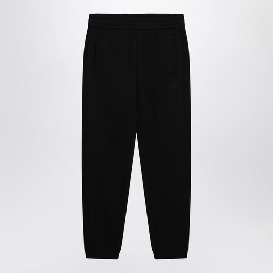 Moncler モンクラーブラックコットンジョギングパンツ - Image 1