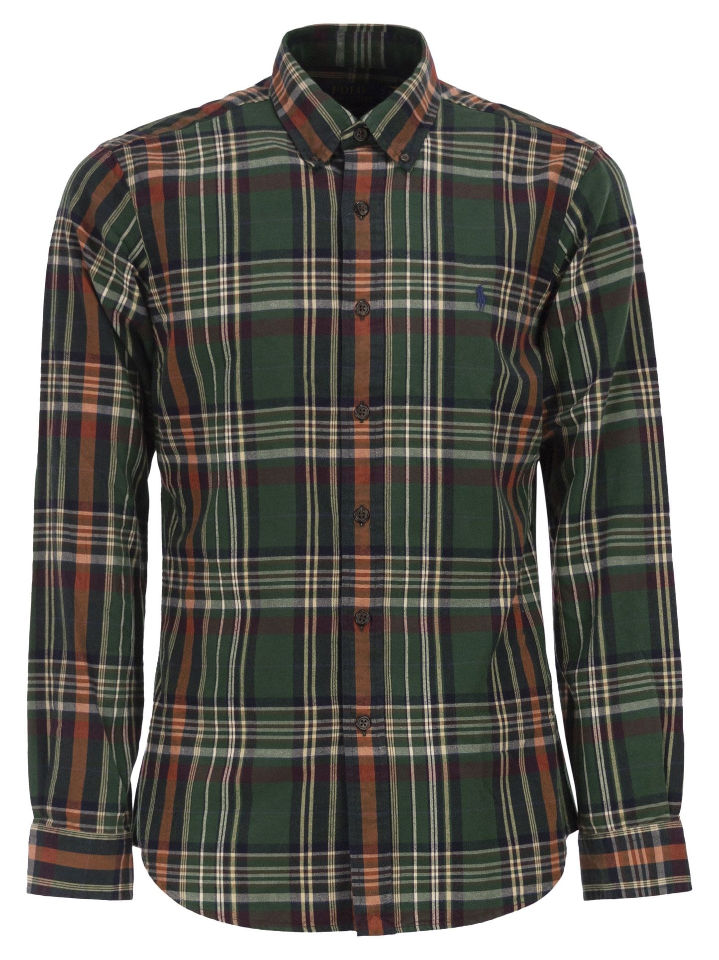 Polo ポロ ラルフローレン カスタム フィット チェック オックスフォード シャツ - Image 1