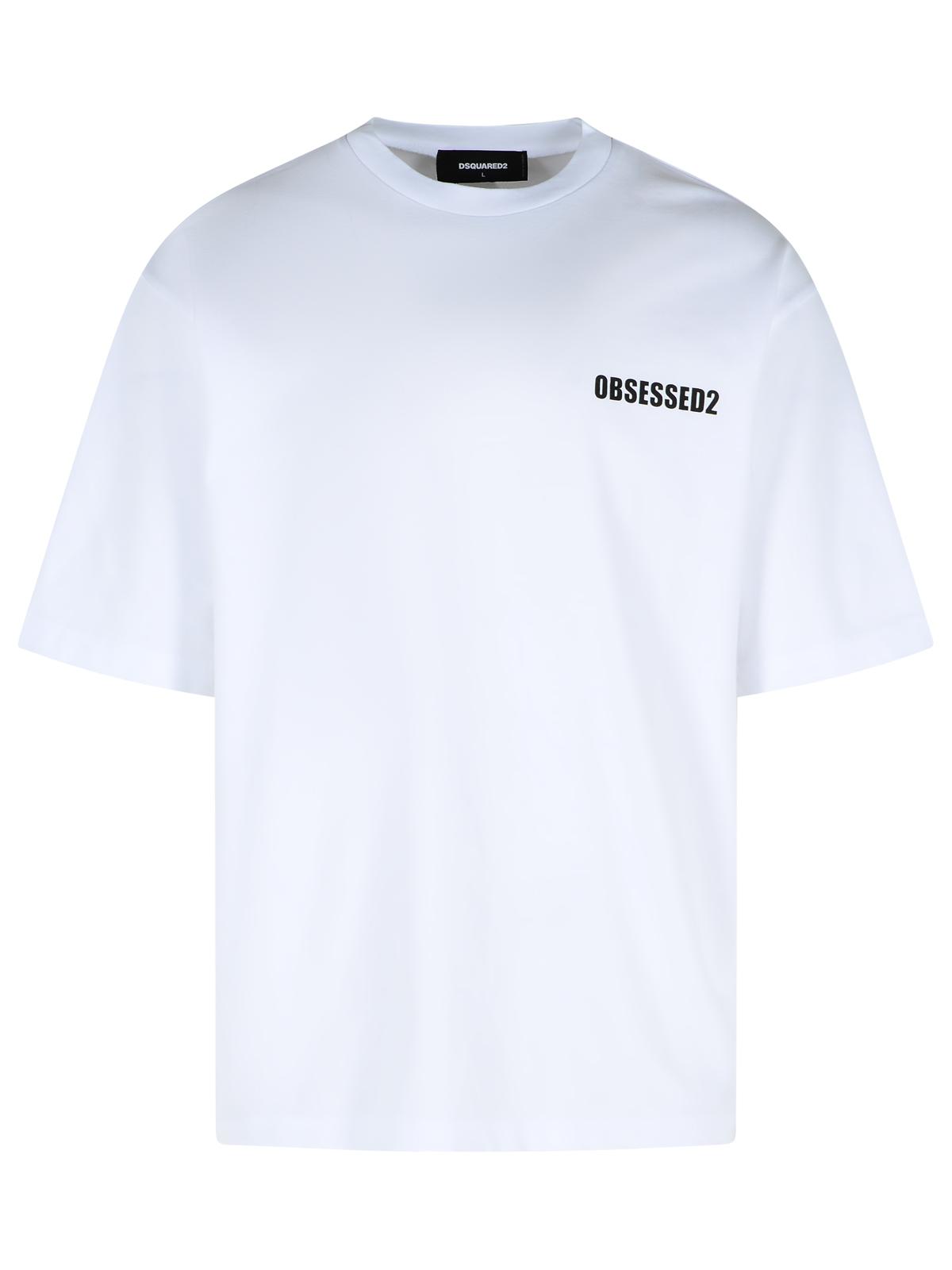 Dsquared2 Dsquared2 '巻き戻し'ブラックコットンTシャツ - Image 1