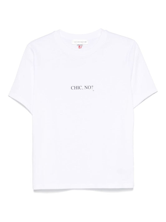 Victoria ビクトリアベッカムTシャツとポロスホワイト - Image 1