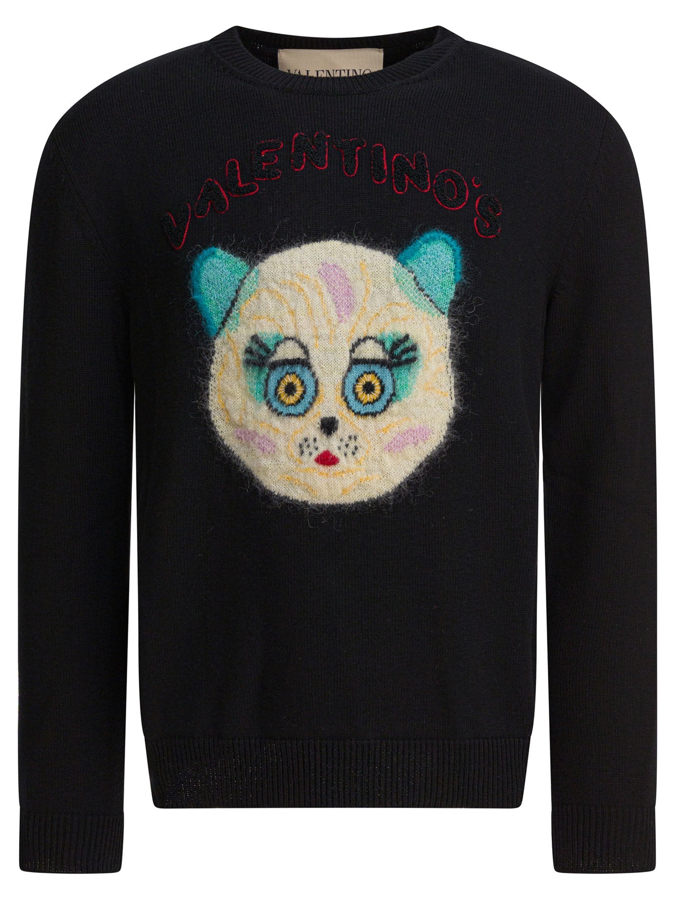 Valentino ヴァレンティノ「Le Chat De La Maison」クルーネック セーター - Image 1