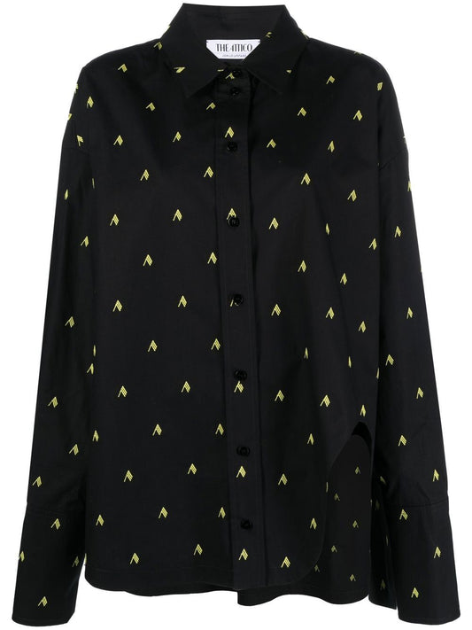 The Attico全オーバープリントシャツ - Image 1