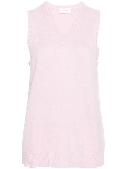 Sportmax SportMax Pre Vネックウールベスト - Image 1