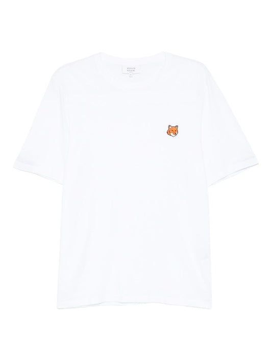 Maison メゾンキツネ 'フォックスヘッドコットンTシャツ - Image 1
