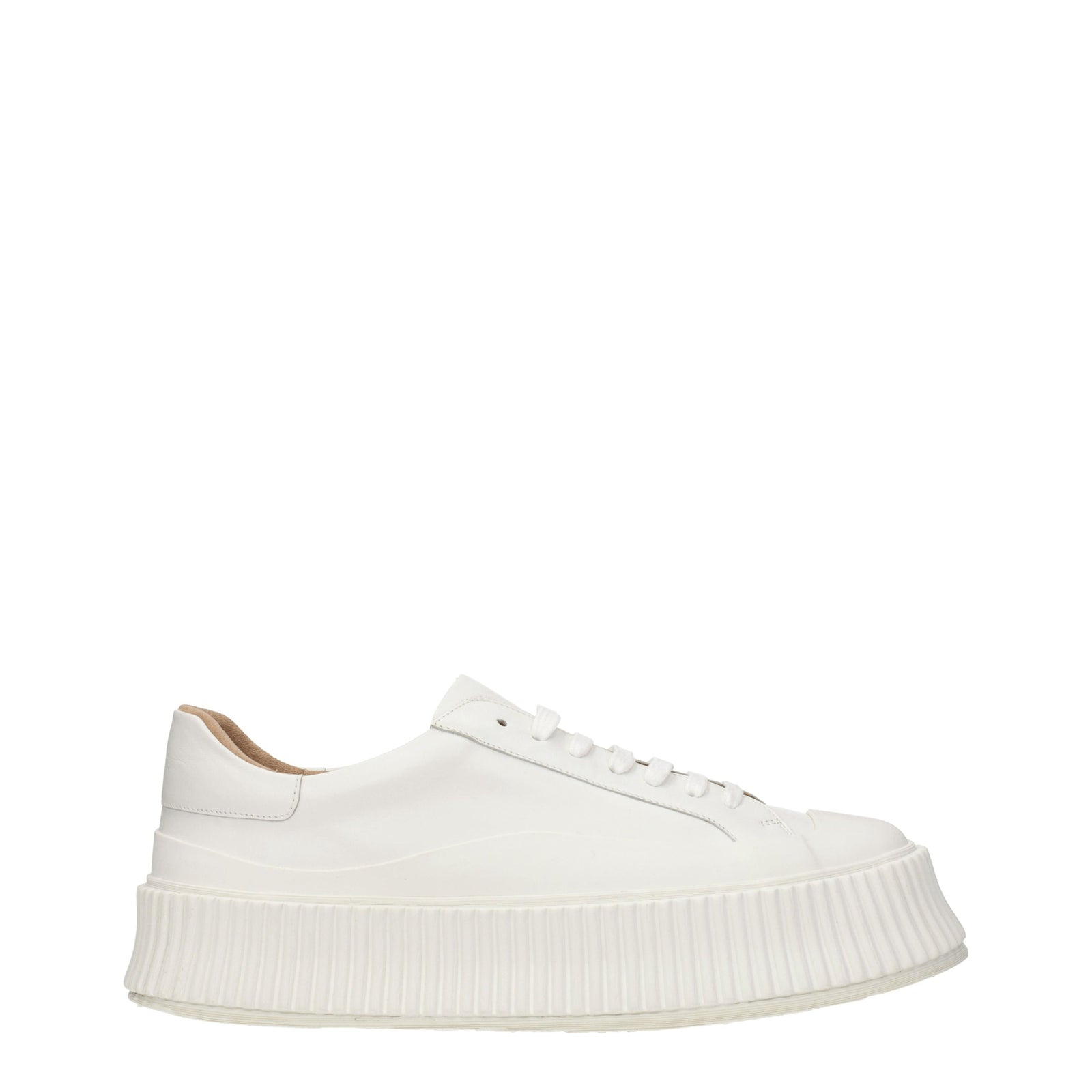 Jil Jil Sander Sneakers Womens Leather White/Optical White - Image 1