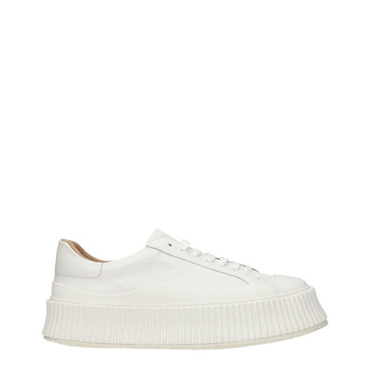 Jil Jil Sander Sneakers Womens Leather White/Optical White - Image 1
