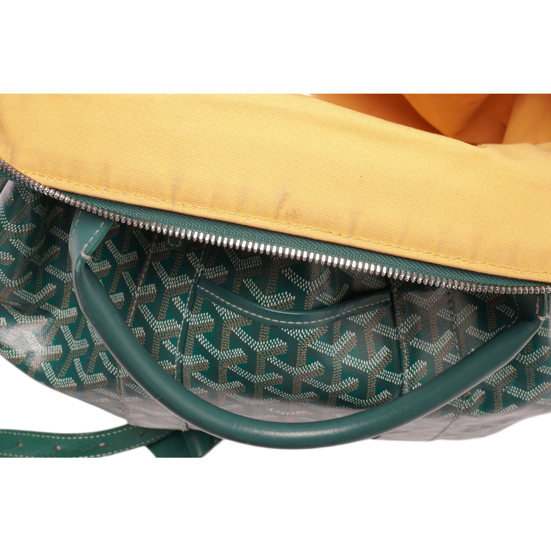GOYARD 'GREEN' BOWLING 45 DUFFLE BAG