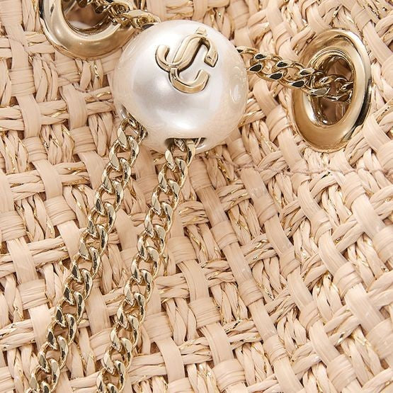 JIMMY CHOO Bon Bon raffia bag - Image 10