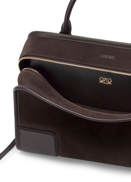 LOEWE Large Amazona 180 bag in suede - Image 13