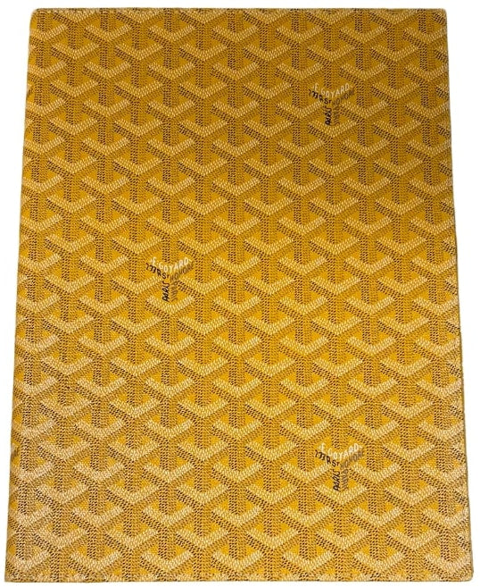 GOYARD 'YELLOW' THABO NOTEBOOK HOLDER 84 (MEDIUM)