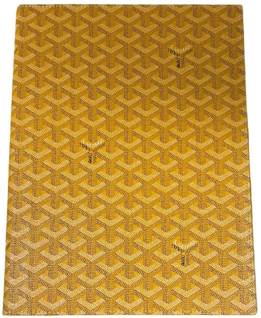 GOYARD 'YELLOW' THABO NOTEBOOK HOLDER 84 (MEDIUM)