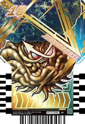 Kamen Rider Gatchard Ride Chemey Trading Card PHASE: EX RTX-039 XEGGDRASIL (Zegdrasil) [P Parallel]