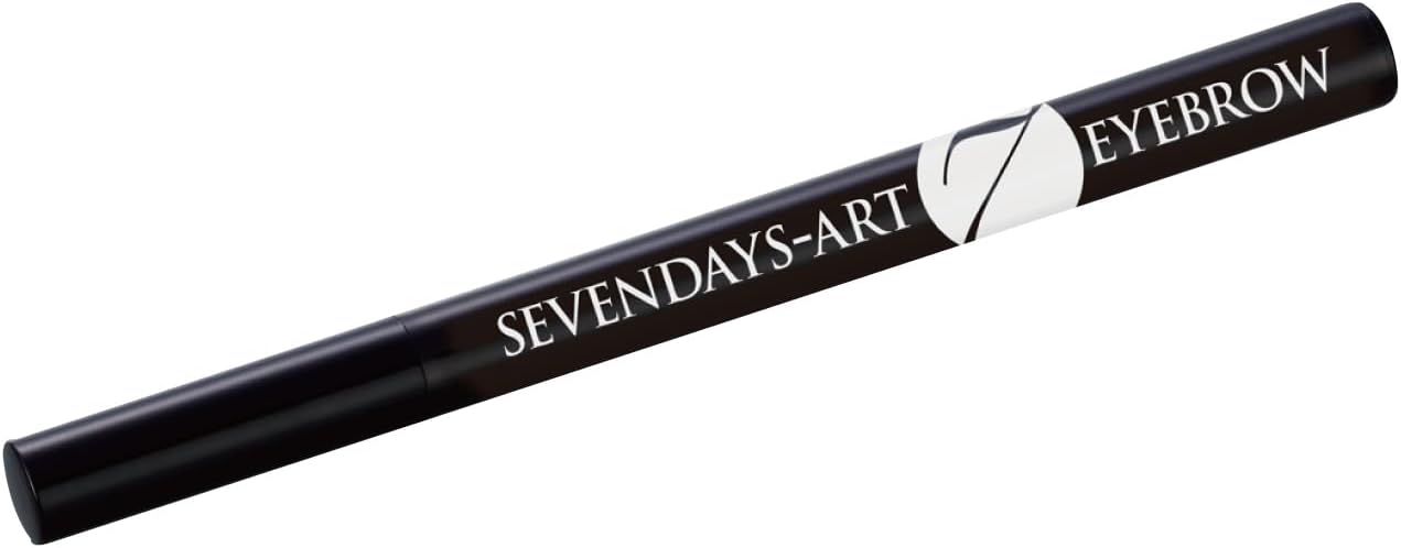 Seven Days Art Eyebrow [New Color, Light Brown] 0.02 oz (0.7 g) x 1, Made in Japan, Eyebrow Ink Tint, Long Lasting, Anti-Falling, Waterproof