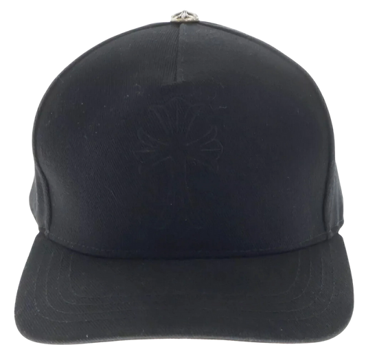 CHROME HEARTS 'BLACK CROSS' BASEBALL HAT