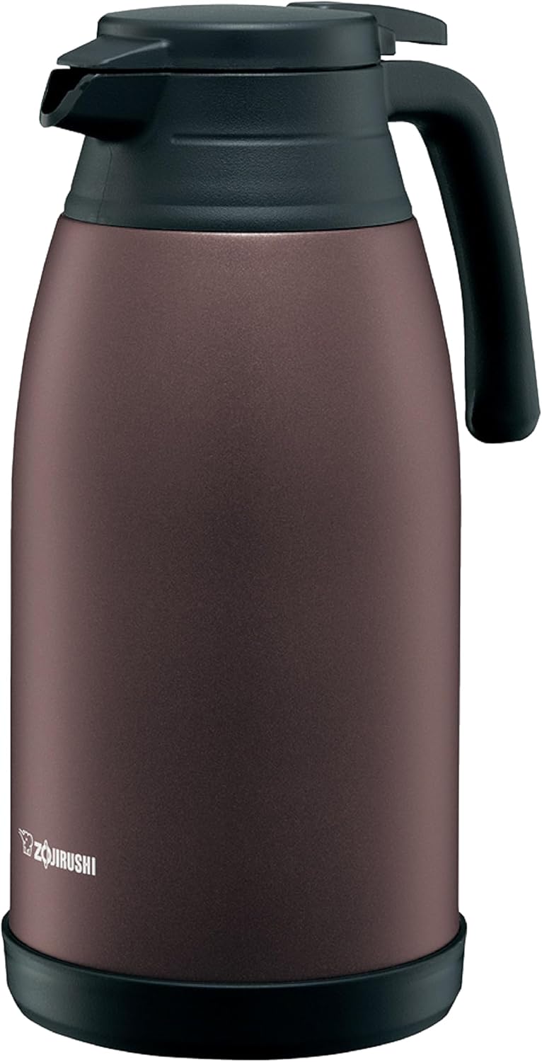 Zojirushi Mahobin SH-RA19-TA Stainless Steel Pot, 64.2 fl oz (1.9 L) Pot, Tabletop, Wide Mouth, Approx. 2.6 inches (6.5 cm), Stainless Steel Vacuum Double Wall Thermal Bottle, Heat Retention/Cold