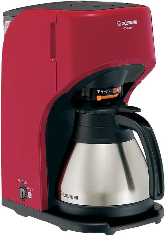 Zojirushi Mahobin 5 Cup Coffee Maker, Red EC-KV50-RA