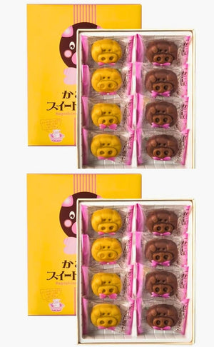 [Bulk Purchase] Kagoshima Souvenir Yamafuku Confectionery Sweet Potaton 8 Packs x 2 Boxes