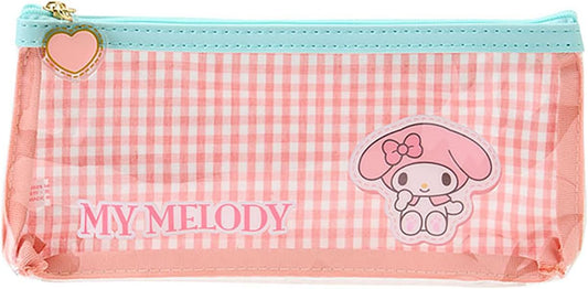 Sanrio Clear Pencil Case, PVC, Laminated Cotton, For Ages 3 and Up, Character 2025