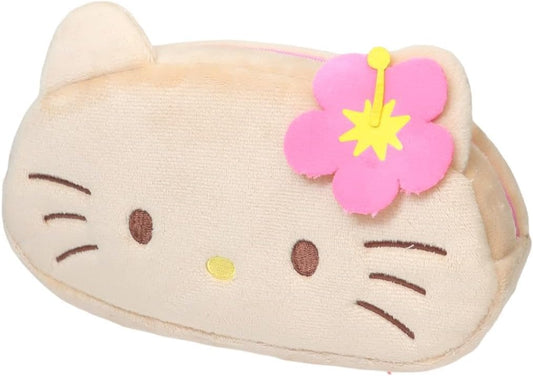 Tees Factory T'S Factory Pen Pouch Sanrio Plush Face Pen Pouch Hello Kitty Hayake