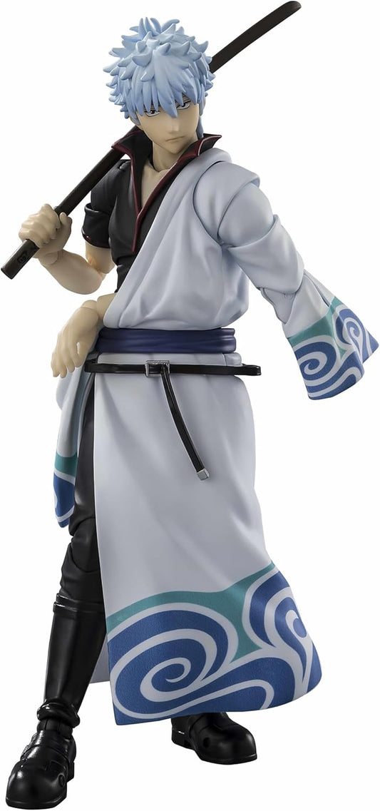 TAMASHII NATIONS S.H. Figuarts Gintama Gintoki Sakata Approx. 5.7 inches (145 mm), PVC & ABS Pre-painted Action Figure