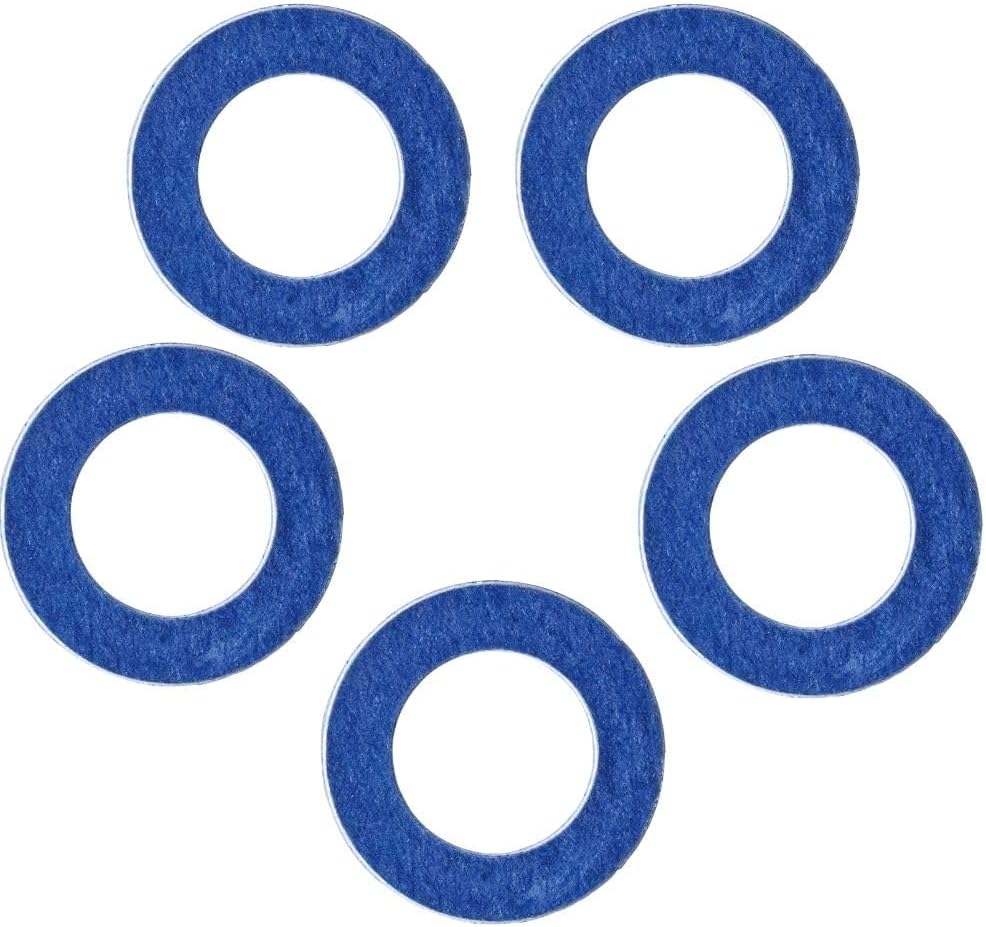 [Set of 5] Genuine Toyota Parts 90430-12031 Oil Drain Washer, Inner Diameter 0.5 inches (12 mm), Genuine Product, Gasket, Washer, Oil Change, Maintenance, Crown Raise, Camry, Highlander, Corolla