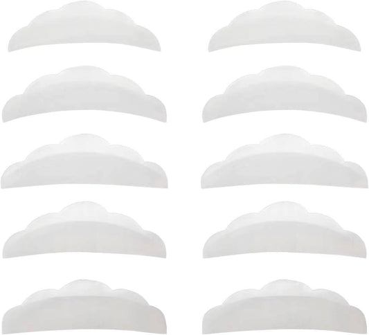 Doyime Eyelash Lifting Silicone Pads [Pack of 10] Fits 5 Sizes, Eyelash Perm Pad, Eyelash Aid Tool, Eyelash Perm Pad, Soft Reusable for Eyelash Extension Eyelash Perm