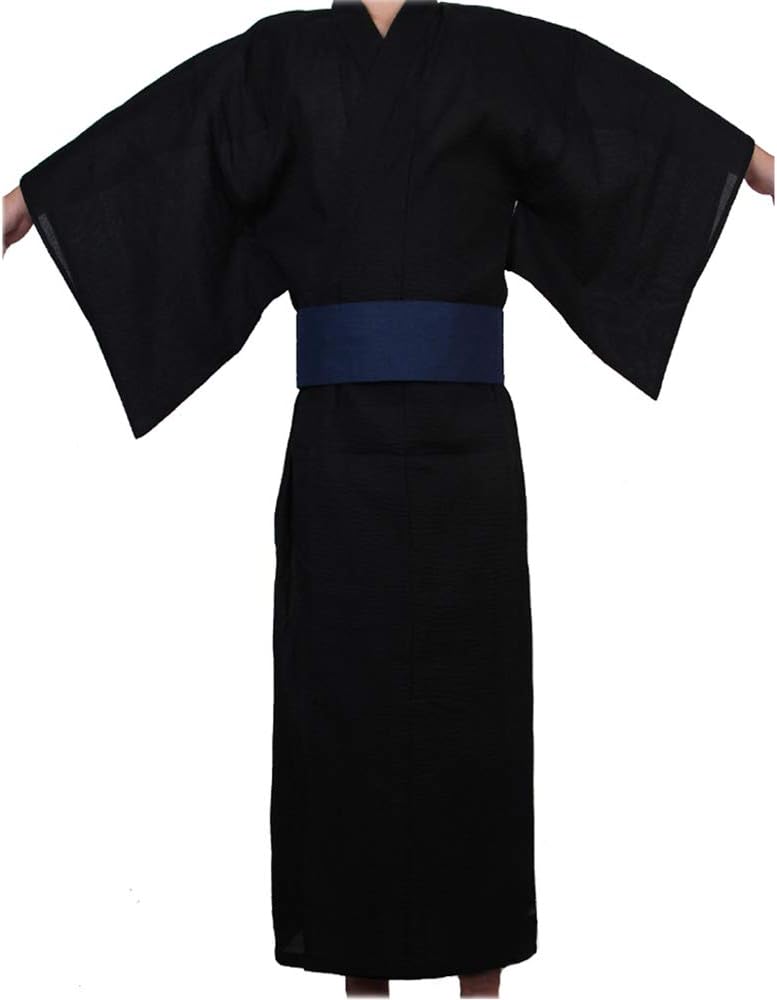 Yifulove Men's Yukata, Cool, Comfortable, Cotton Linen, Summer Festivals, Going Out, Father's Day, Kimono, Sleepwear, Ryokan Yukata, Men, Gentlemen