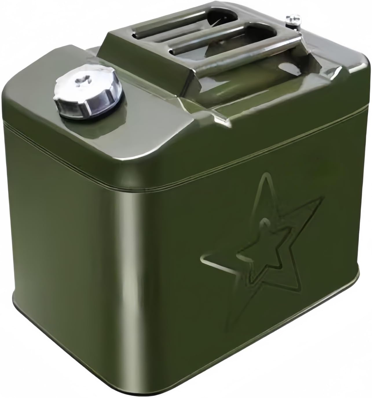 燃料携行缶 20L, 25L, 30L, 35L, 40L 201ステンレス製 ジェリ缶型 ガソリンタンク フィルター内蔵給油ノズル・エア抜きバルブ・三本バー取っ手・キャップ付き 大口径注ぎ口 溶接補強 漏れに配慮した密閉構造 車載用 予備燃料容器 バイク 車 船舶 農機具 発電機 キャンプ ガレージ 倉庫 屋外作業(40L)