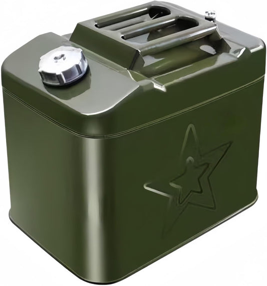 燃料携行缶 20L, 25L, 30L, 35L, 40L 201ステンレス製 ジェリ缶型 ガソリンタンク フィルター内蔵給油ノズル・エア抜きバルブ・三本バー取っ手・キャップ付き 大口径注ぎ口 溶接補強 漏れに配慮した密閉構造 車載用 予備燃料容器 バイク 車 船舶 農機具 発電機 キャンプ ガレージ 倉庫 屋外作業(40L)